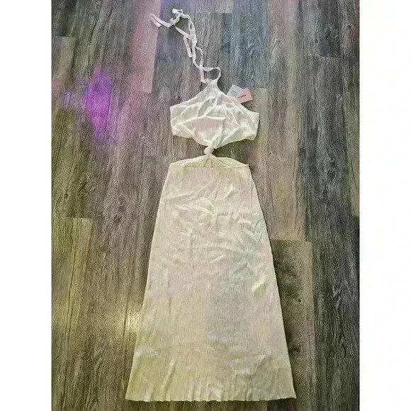 Cult Gaia Cameron Dress in Off White Sz Large - Picture 3 of 5